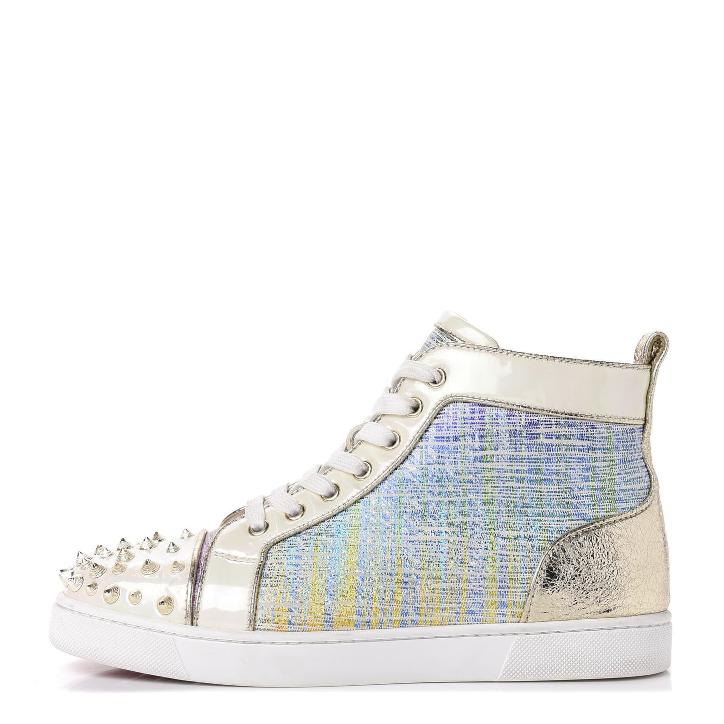 Suede Unicorn Womens Louis Spikes Flat Sneakers 39 Multi