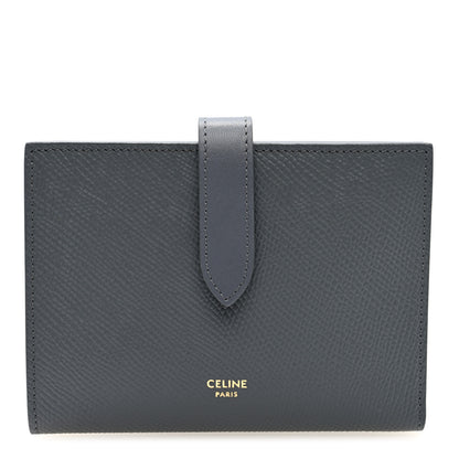 Celine Grained Calfskin Medium Multifunction Strap Wallet Grey 1 of 6