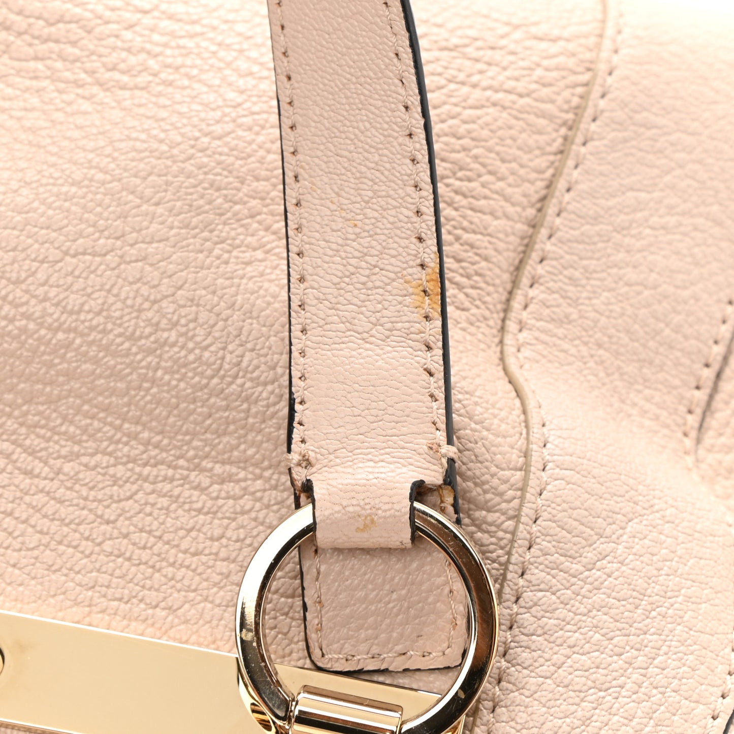 Calfskin Mini Bridget Satchel Beige