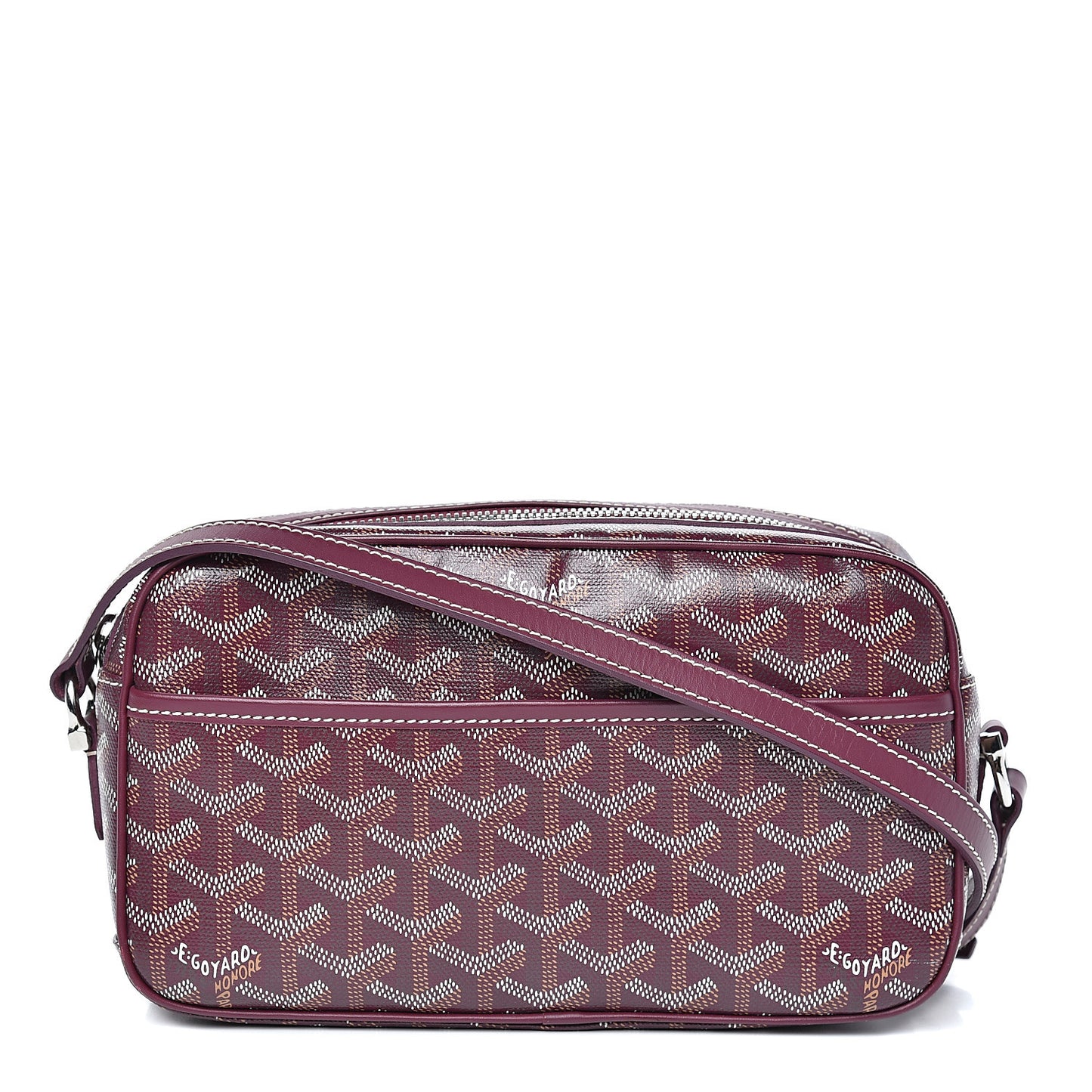 Goyardine Sac Cap Vert Burgundy