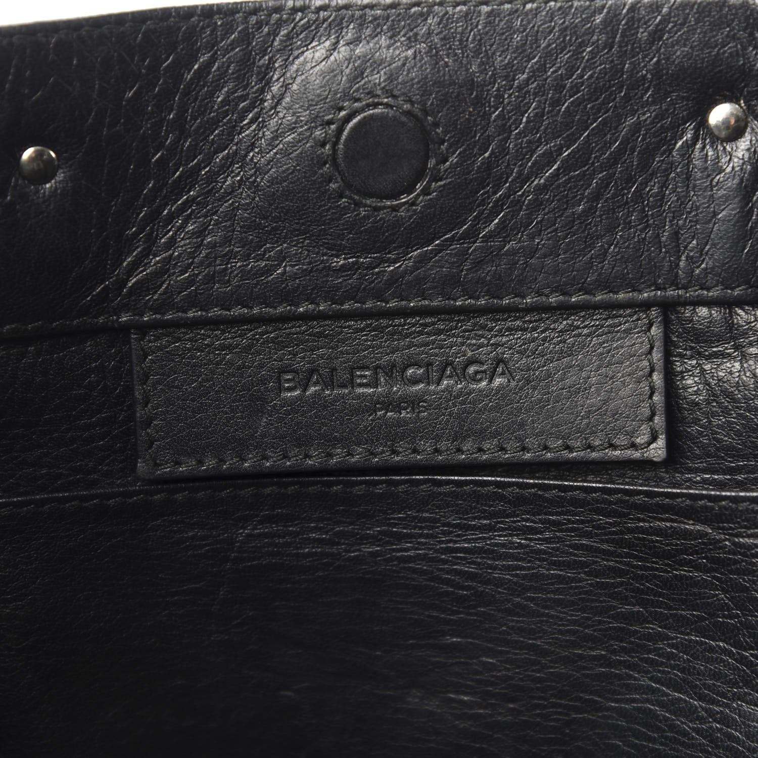 Balenciaga Veau Papier A6 Zip Around Tote Black 7 of 16