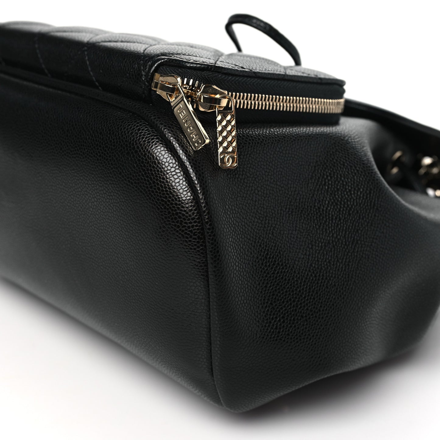 Caviar Quilted Business Affinity Backpack Black