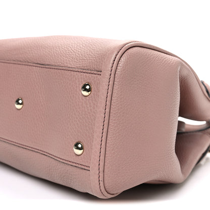 Gucci Pebbled Calfskin Small Soho Shoulder Bag Light Pink 10 of 11