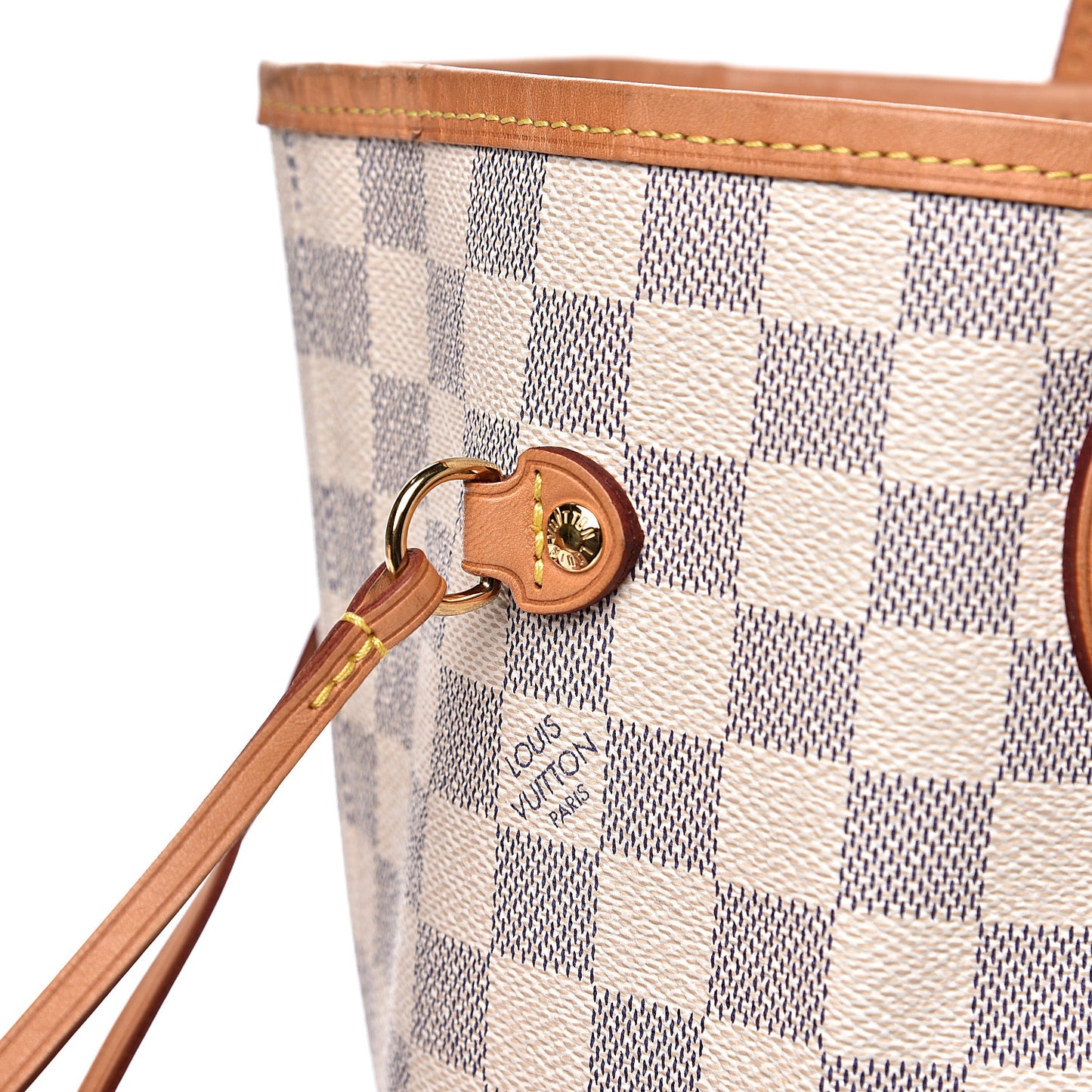 Damier Azur Neo Neverfull MM Rose Ballerine
