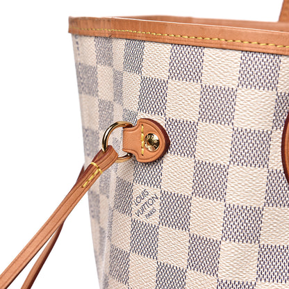 Louis Vuitton Damier Azur Neo Neverfull MM Rose Ballerine 15 of 16