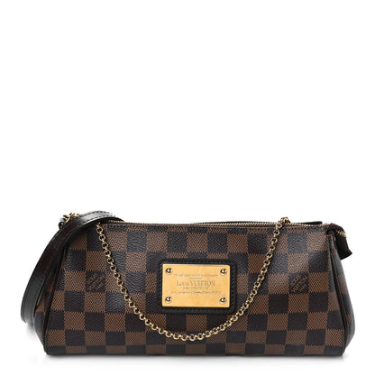Louis Vuitton Damier Ebene Eva Clutch 1 of 9