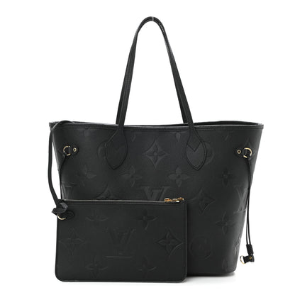 Louis Vuitton Empreinte Monogram Giant Neverfull MM Black 1 of 11