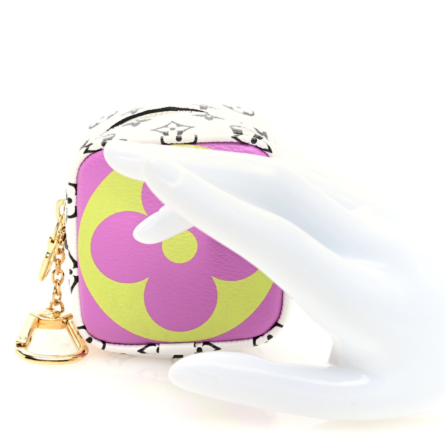 Louis Vuitton Monogram Giant Cube Coin Purse Pink 2 of 6