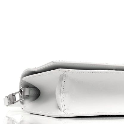 Alaia Calfskin Arabesque Studded Franca Crossbody Blanc Optique 6 of 9