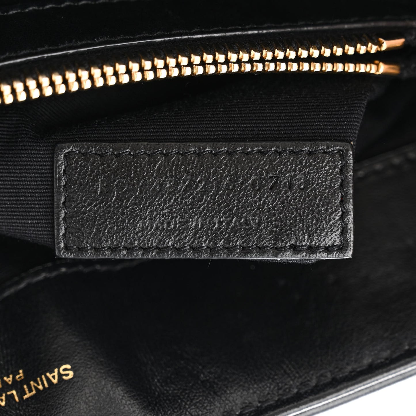 Calfskin Y Quilted Monogram Medium Loulou Chain Satchel Black