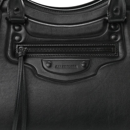 Balenciaga Cake Calfskin Tonal Hardware Neo Classic City Black 8 of 12