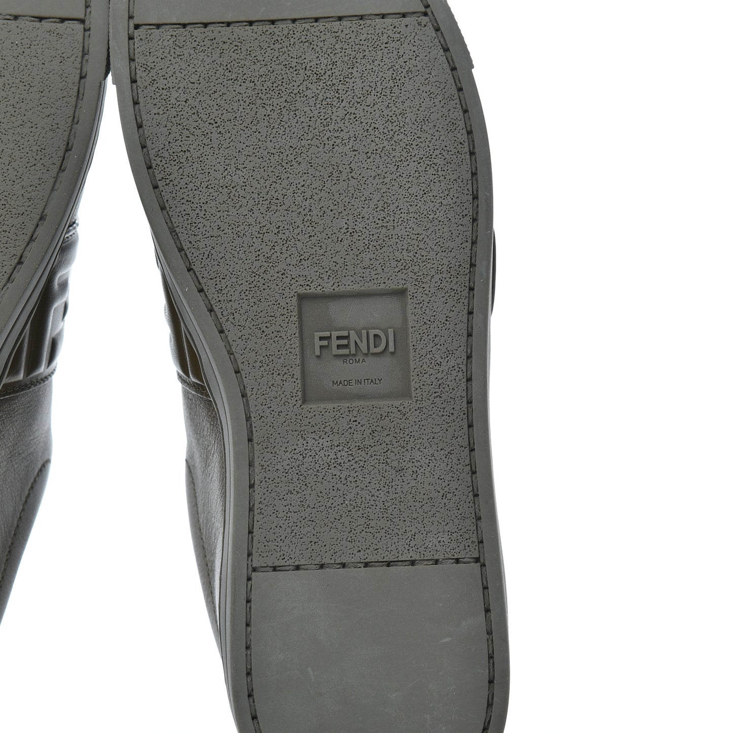 Vitello FF Embossed Womens Slip On Sneakers 37 Wood