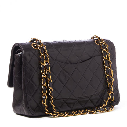 Chanel Lambskin Quilted Medium Double Flap Black 2 of 9
