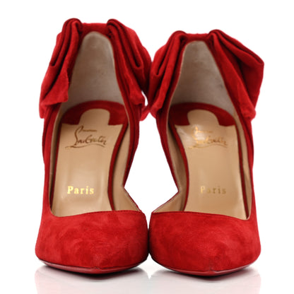 Christian Louboutin Suede Rabakate 100 Pumps 39.5 Bomba 2 of 8