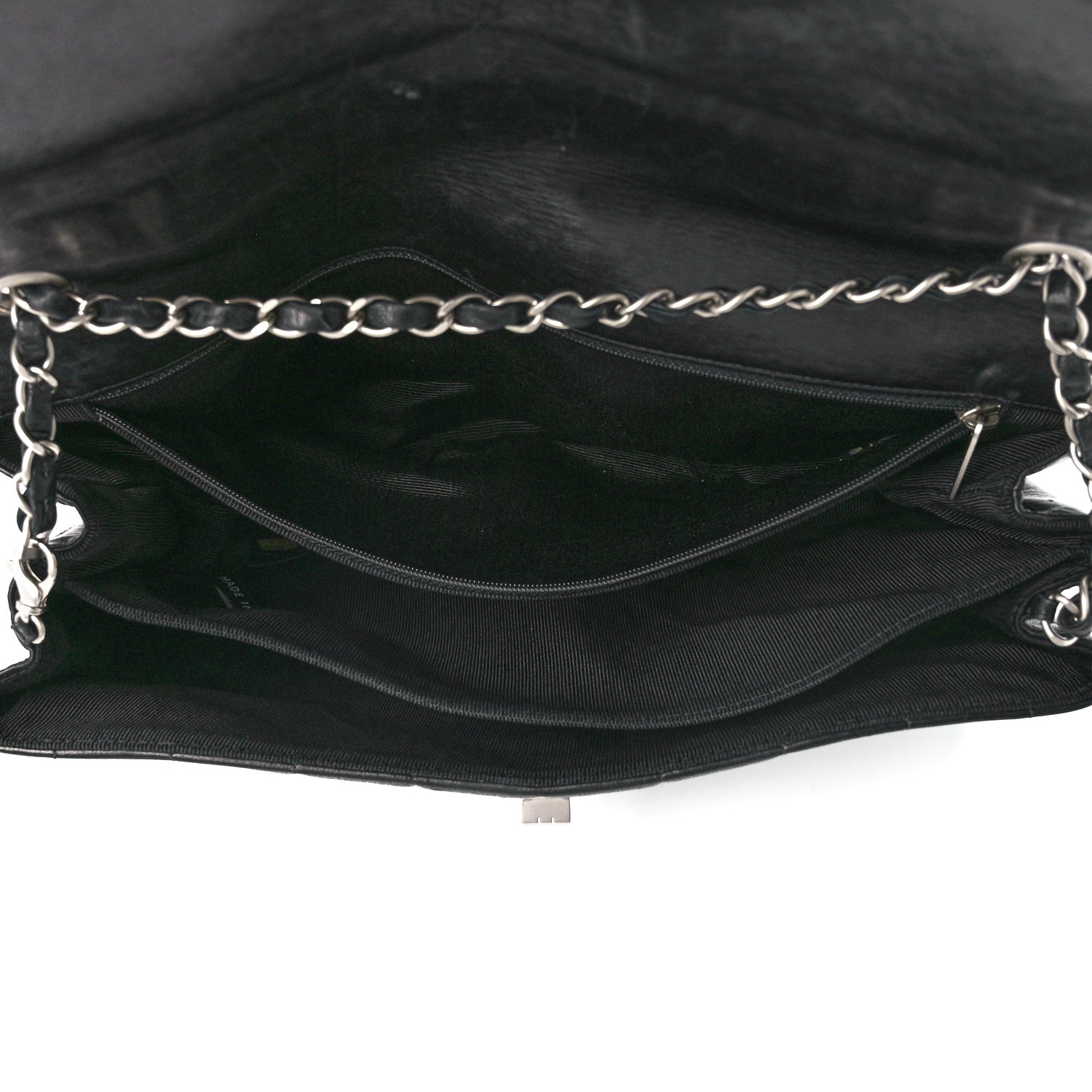 Chanel Lambskin Square Stitched Reissue Multi Pocket Flap Black 5 of 13