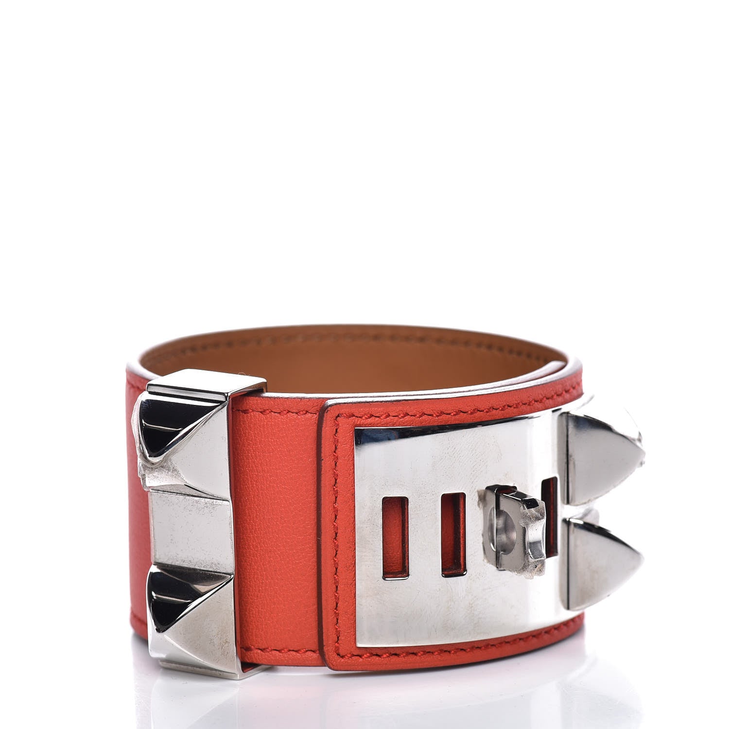 Hermes Swift Collier De Chien CDC Bracelet L Capucine 3 of 8