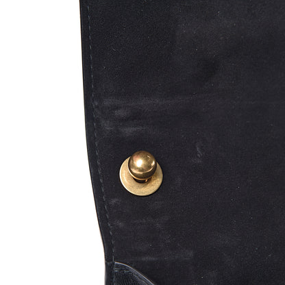 Christian Dior Smooth Calfskin C'est Flap Bag Black 12 of 15