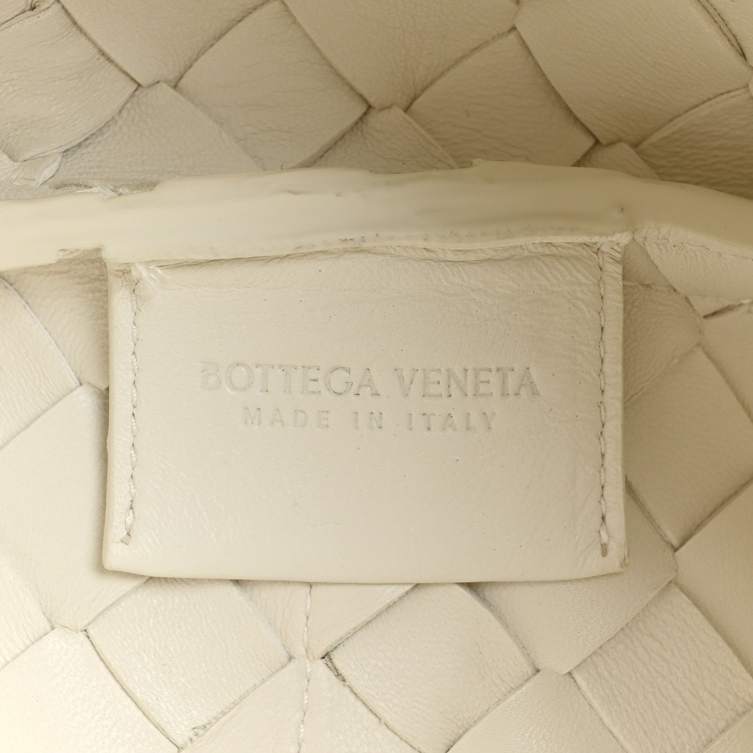 Bottega Veneta BOTTEGA VENETA Nappa Intrecciato Tie Shoulder Bag White 6 of 13