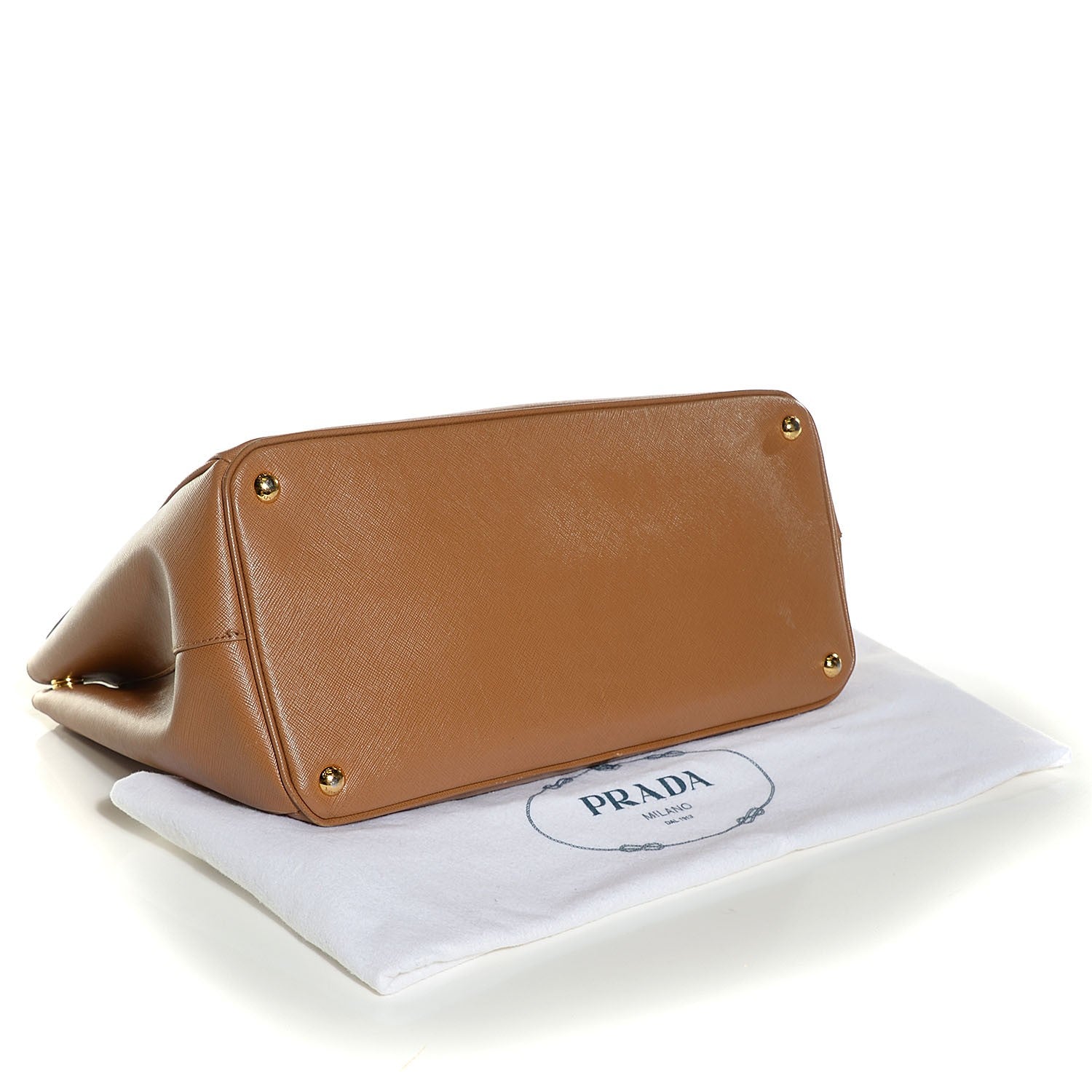 Prada Saffiano Lux Large Tote Caramel 4 of 11