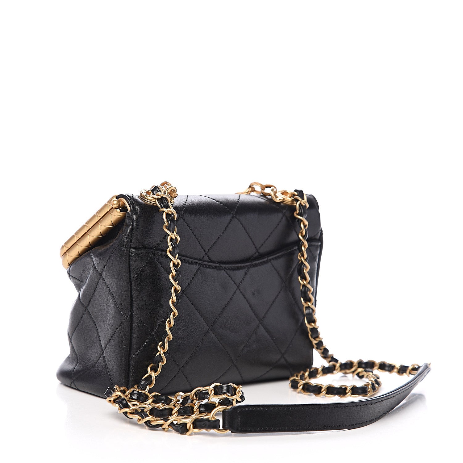 Chanel Lambskin Quilted My Crush Bag Black 2 of 10
