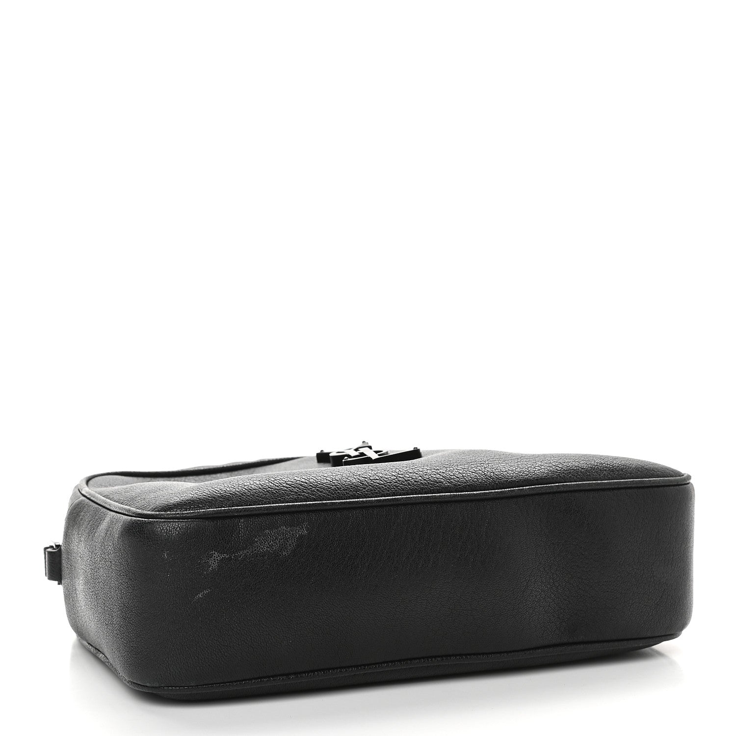 Saint Laurent Grained Lambskin Monogram Lou Camera Bag Black 3 of 10