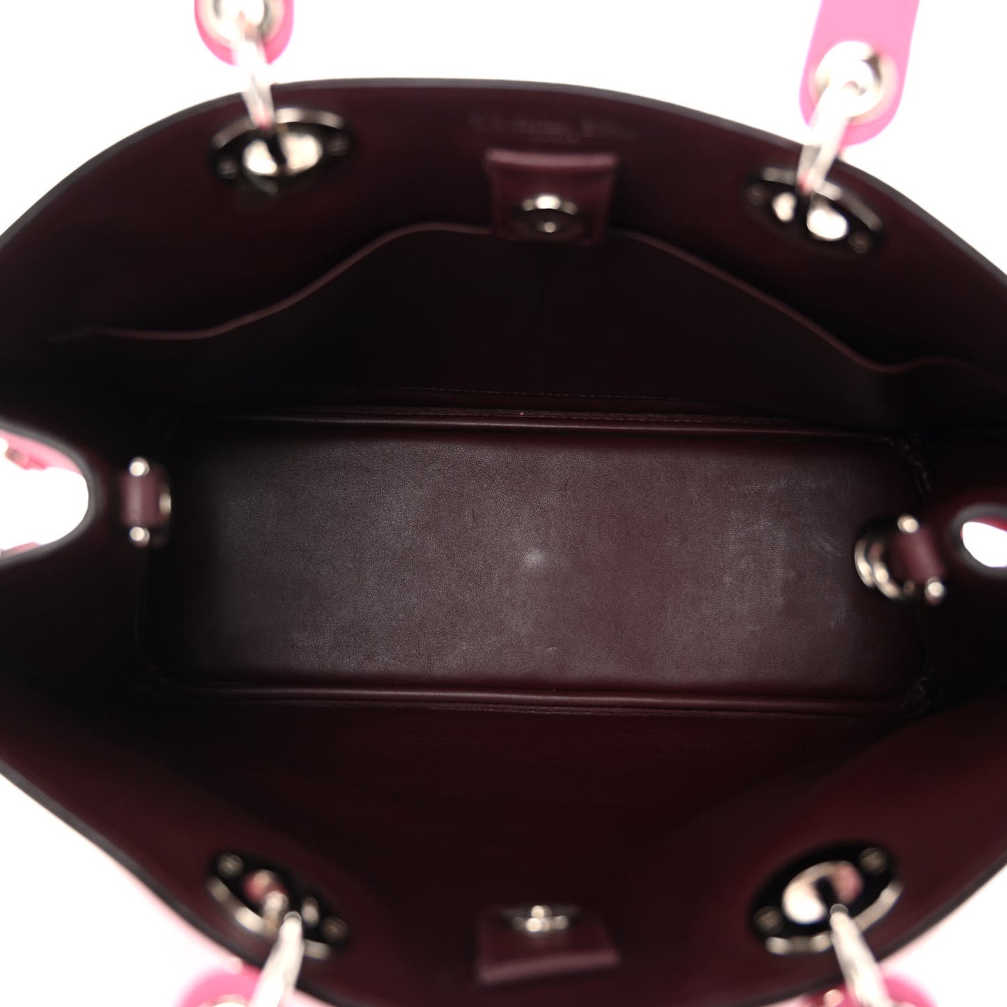 Smooth Calfskin Medium Diorissimo Tote Pink