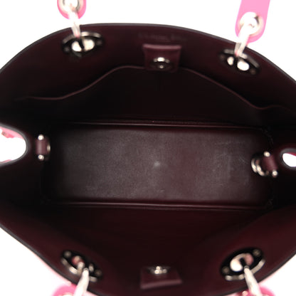 Christian Dior Smooth Calfskin Medium Diorissimo Tote Pink 6 of 11