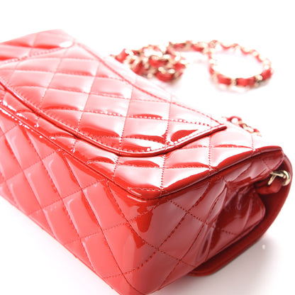 Chanel Patent Calfskin Quilted Mini Rectangular Flap Red 8 of 12