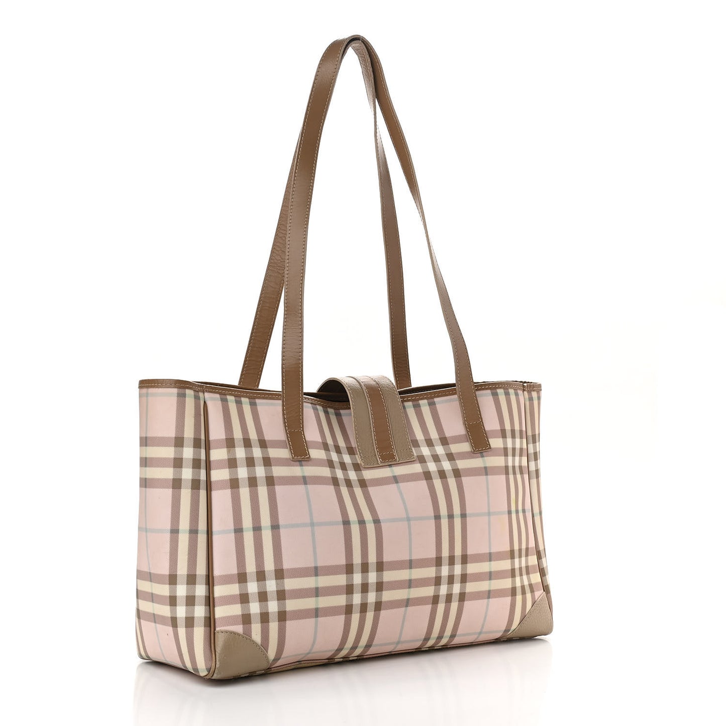 House Check Diaper Bag Pink