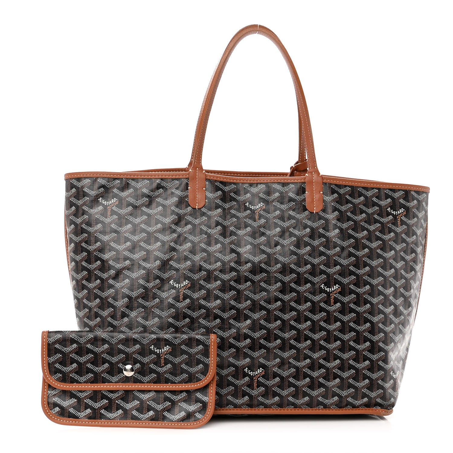 Goyard Goyardine Reversible Anjou PM Black Gold 1 of 20
