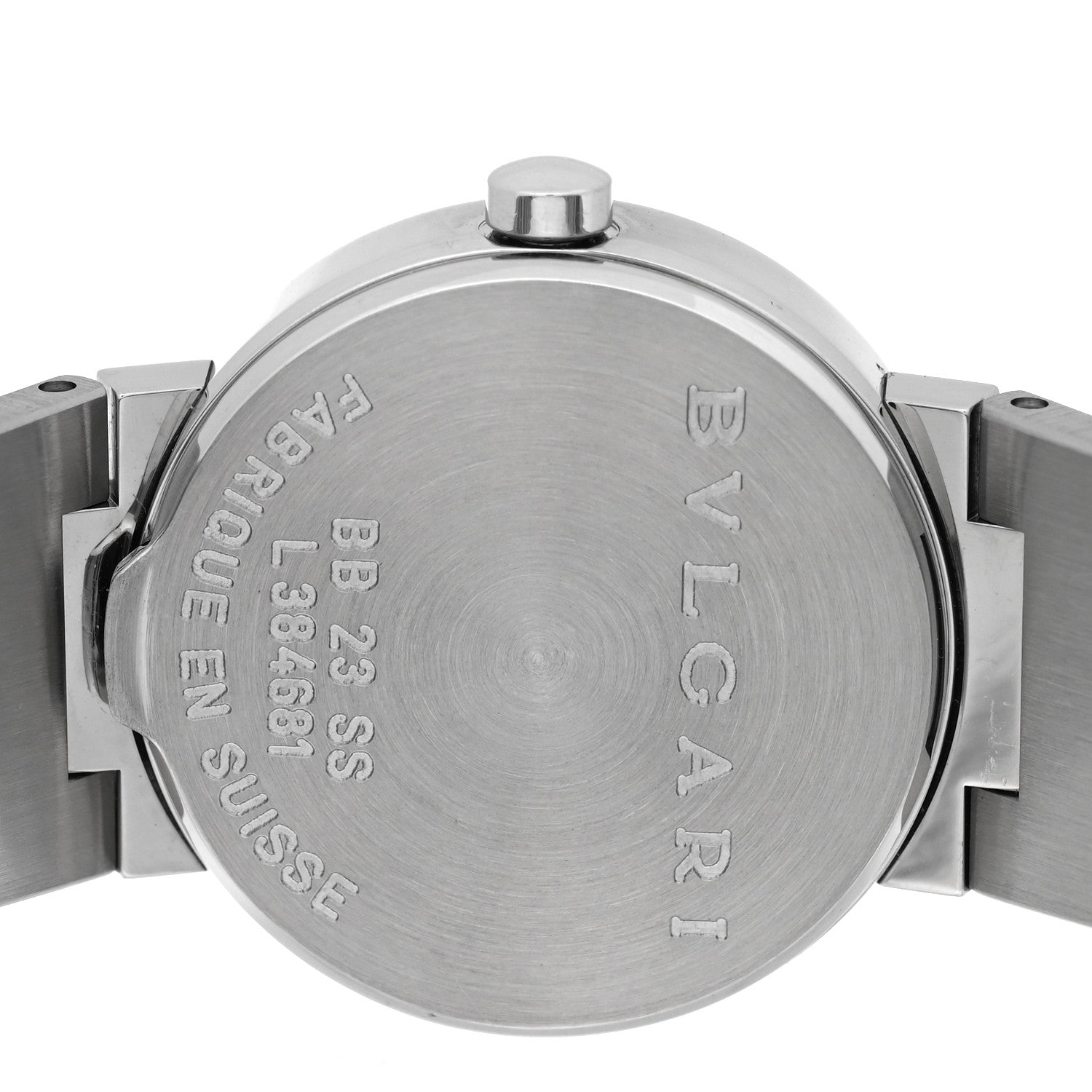 Bulgari Stainless Steel 23mm Quartz Watch Black 4 of 4