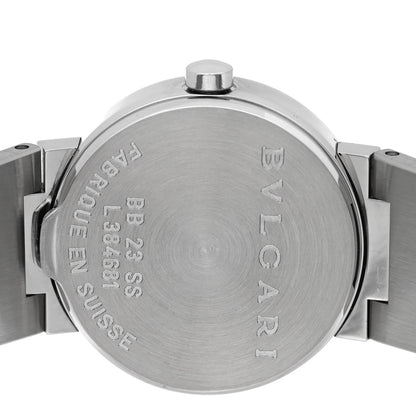 Bulgari Stainless Steel 23mm Quartz Watch Black 4 of 4