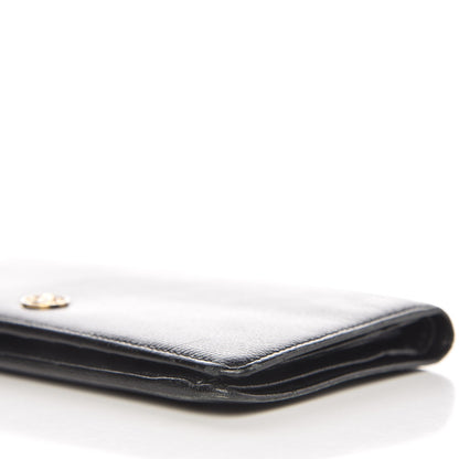 Chanel Caviar CC Yen Wallet Black 13 of 13