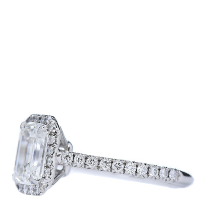 Tiffany Platinum Diamond 1.19ct Soleste Emerald Cut Engagement Ring 49 4.75 3 of 6