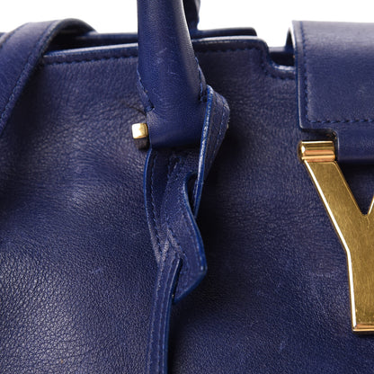 Saint Laurent Calfskin Small Classic Y Cabas Royal Blue 25 of 31