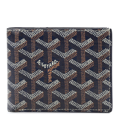 Goyard Goyardine Bi-Fold Victoire PM Wallet Navy 1 of 5