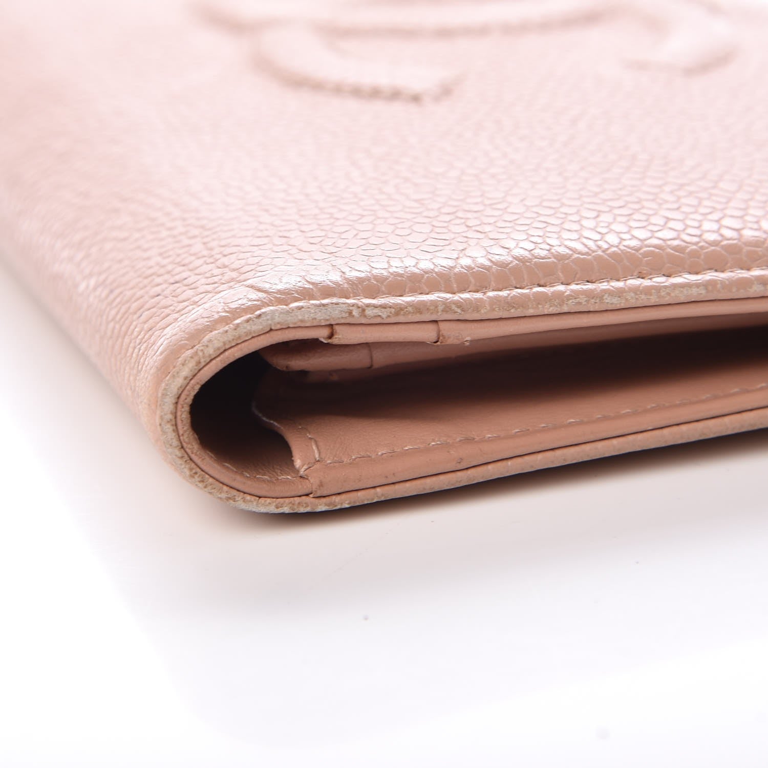 Chanel Caviar Timeless CC Yen Wallet Beige 13 of 18