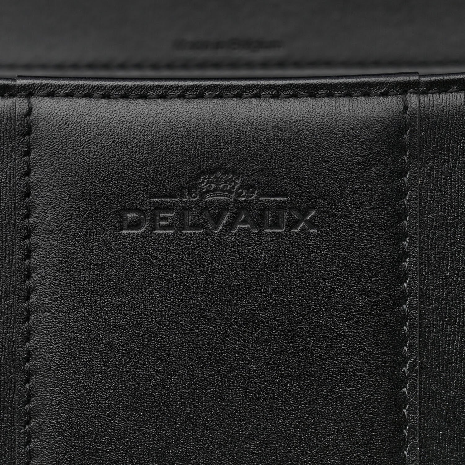 Delvaux Box Calfskin GM Brillant Satchel Black 6 of 12