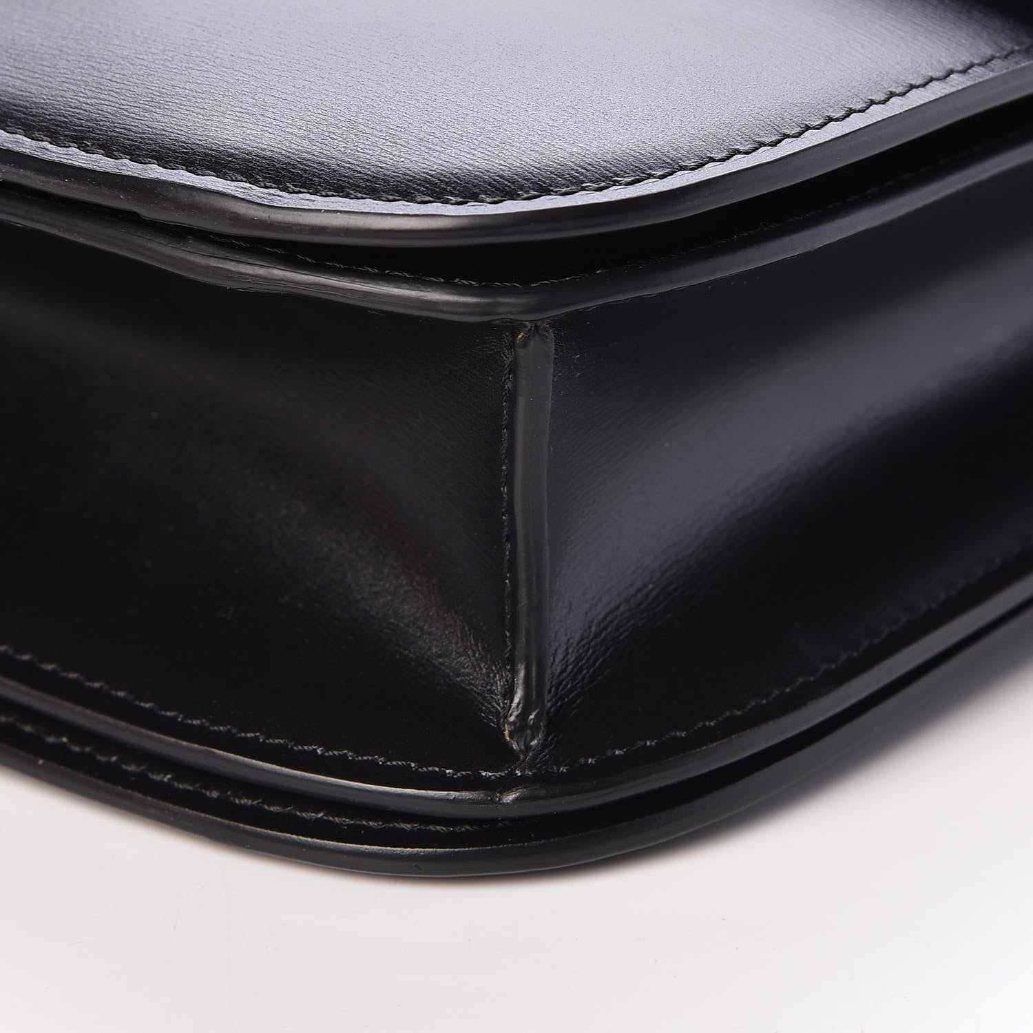 Celine Box Calfskin Medium Classic Box Flap Bag Black 9 of 11