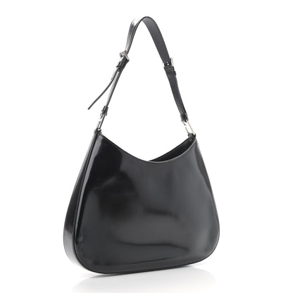 Prada Spazzolato Cleo Adjustable Strap Shoulder Bag Black 3 of 11