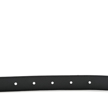 Gucci Calfskin Pearl Double G 20mm Belt 90 36 Black Cream 5 of 5