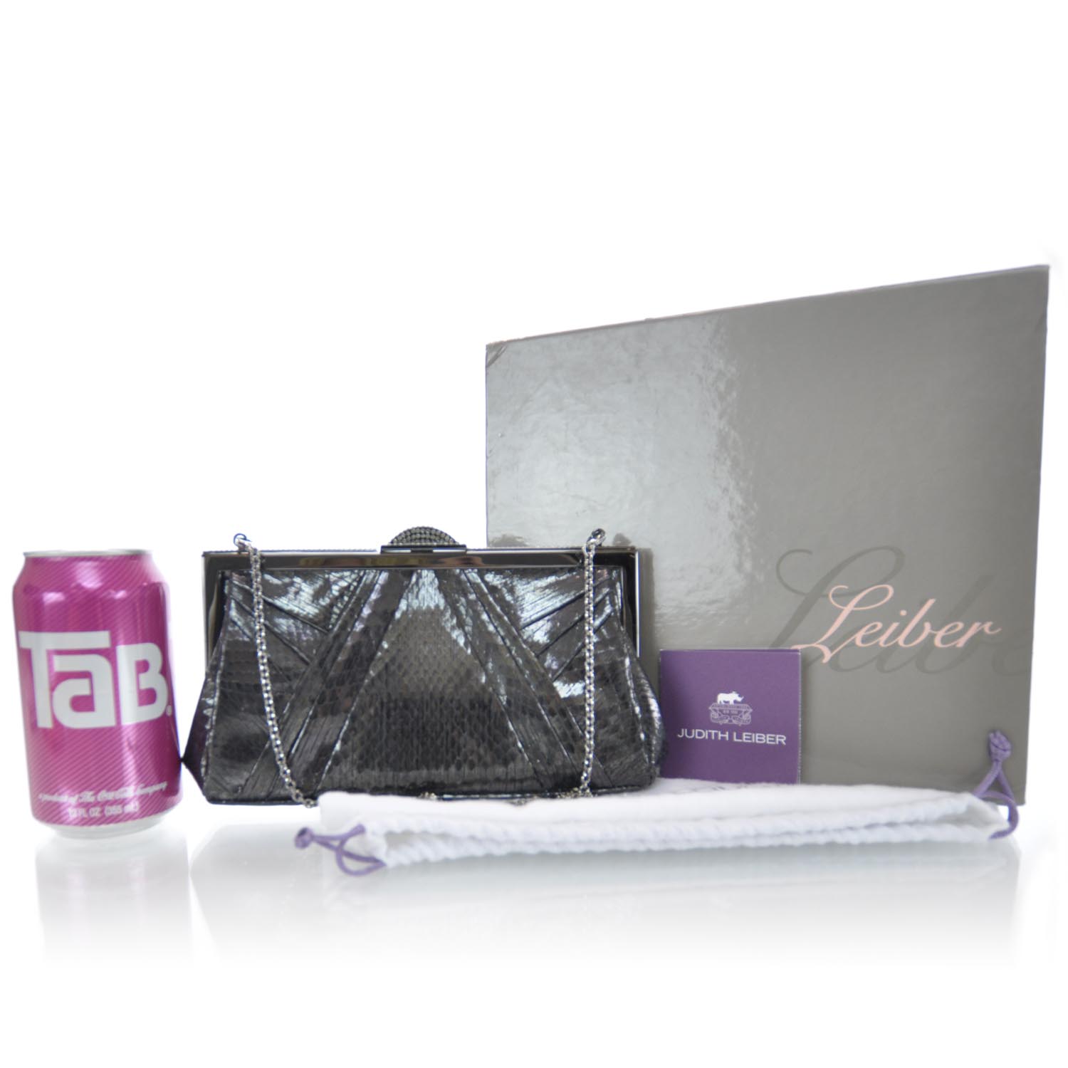 Judith Leiber Python Natalie Origami Evening Bag 4 of 8