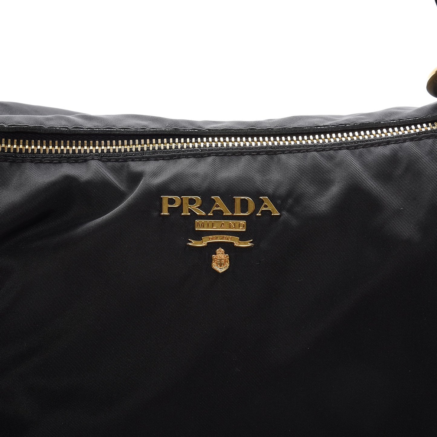 Tessuto Nylon Shoulder Bag Nero Black