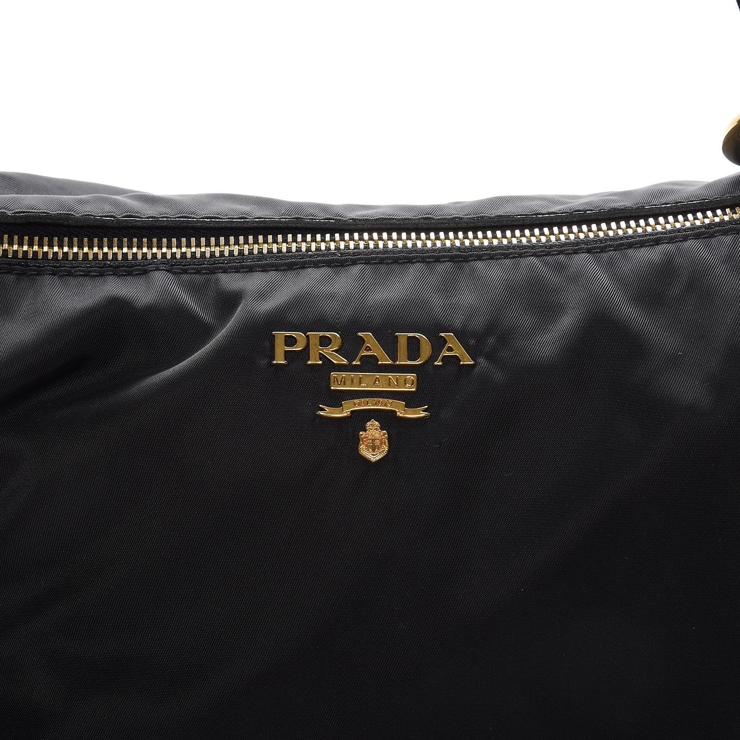 Prada Tessuto Nylon Shoulder Bag Nero Black 8 of 10