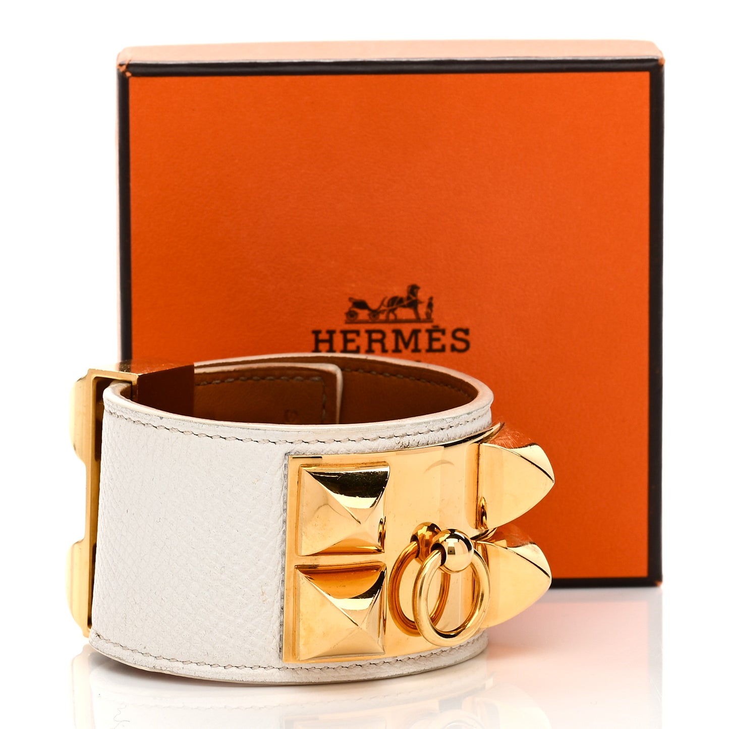 Epsom Collier de Chien CDC Bracelet S White