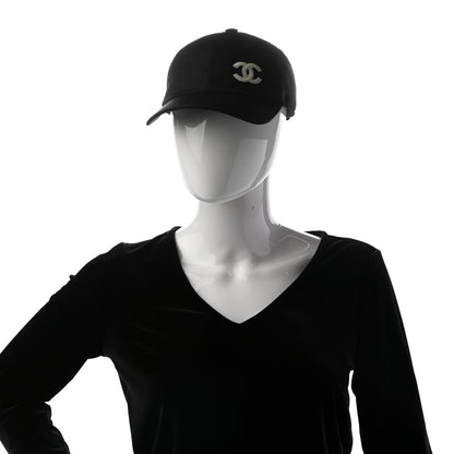 Chanel Cotton CC Cap Hat Black 2 of 9