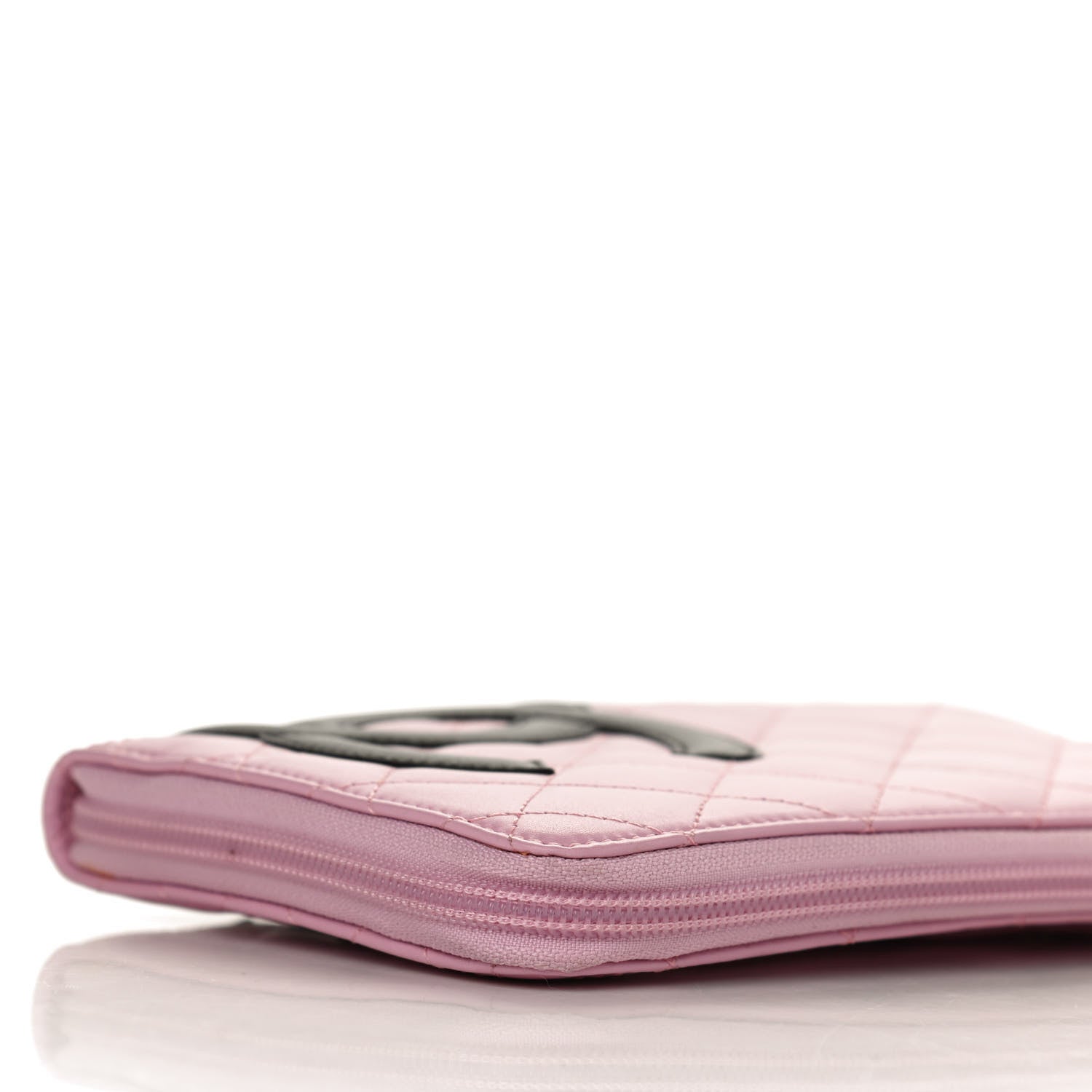 Chanel Calfskin Cambon Zip Around Organizer Wallet Pink 6 of 10
