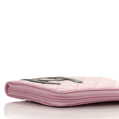 Chanel Calfskin Cambon Zip Around Organizer Wallet Pink 6 of 10