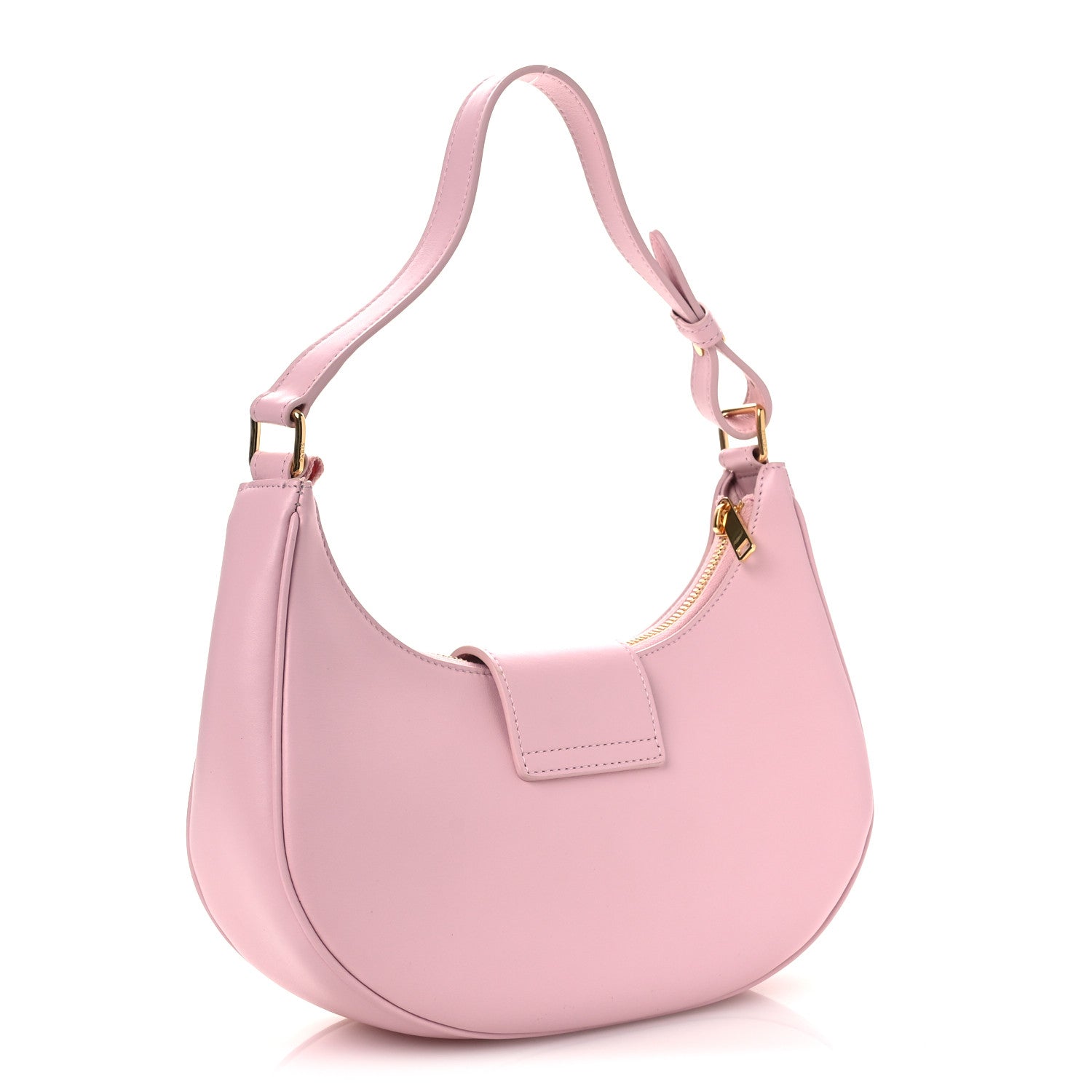 Celine Smooth Calfskin Medium Strap Ava Triomphe Shoulder Pastel Pink 3 of 12