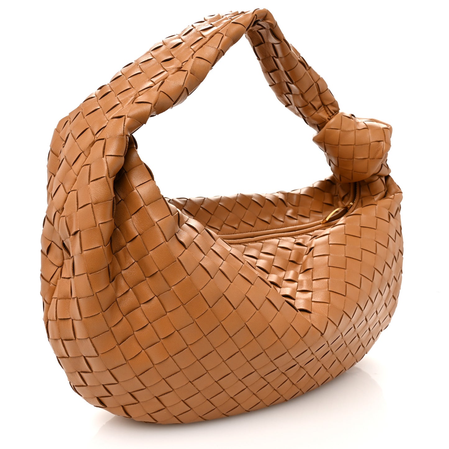 Nappa Intrecciato Small Jodie Caramel